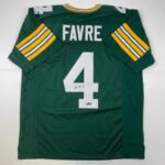 Facsimile Autographed Brett Favre Green Bay Green Reprint Laser Auto Football Jersey Size Men’s XL