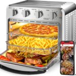 Air Fryer, Geek Chef Convection Air Fryer Toaster Oven, 4 Slice Toaster Airfryer Countertop Ovens, Electric Hot Ovens Oilless Cooker, Accessories & E-Recipes Included, ETL Listed, 16QT