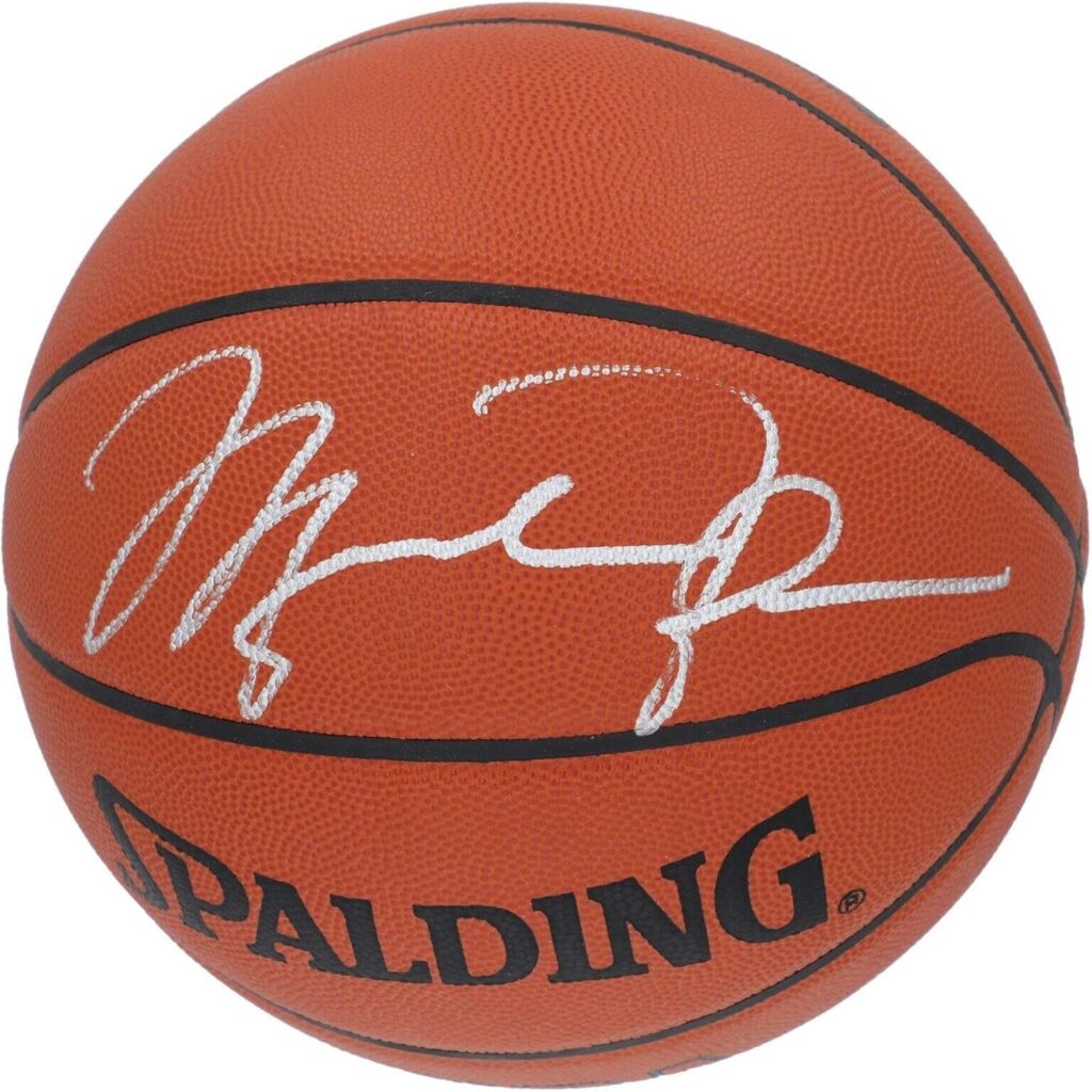 Michael Jordan Signed Spalding Official NBA Game Basketball UDA Upper Deck COA – Autographed Basketballs