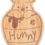 PICNIC TIME Disney Winnie the Pooh Serving Board, Charcuterie Board Set, Wood Cutting Board, (Parawood)