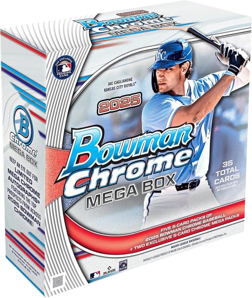 2025 Bowman Chrome Baseball – Factory Sealed – Mega Box