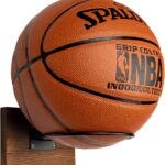 PUERSI Ball Holder Wall Mount Ball Stand Display Storage for Basketball Football Soccer Volleyball