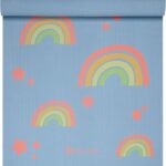 Gaiam Kids Yoga Mat Exercise Mat, Yoga for Kids with Fun Prints – Playtime for Babies, Active & Calm Toddlers and Young Children (60″ L x 24″ W x 3mm Thick)