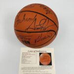 1997-98 Chicago Bulls NBA Champs Team Signed Game Basketball The Last Dance JSA – Autographed Basketballs
