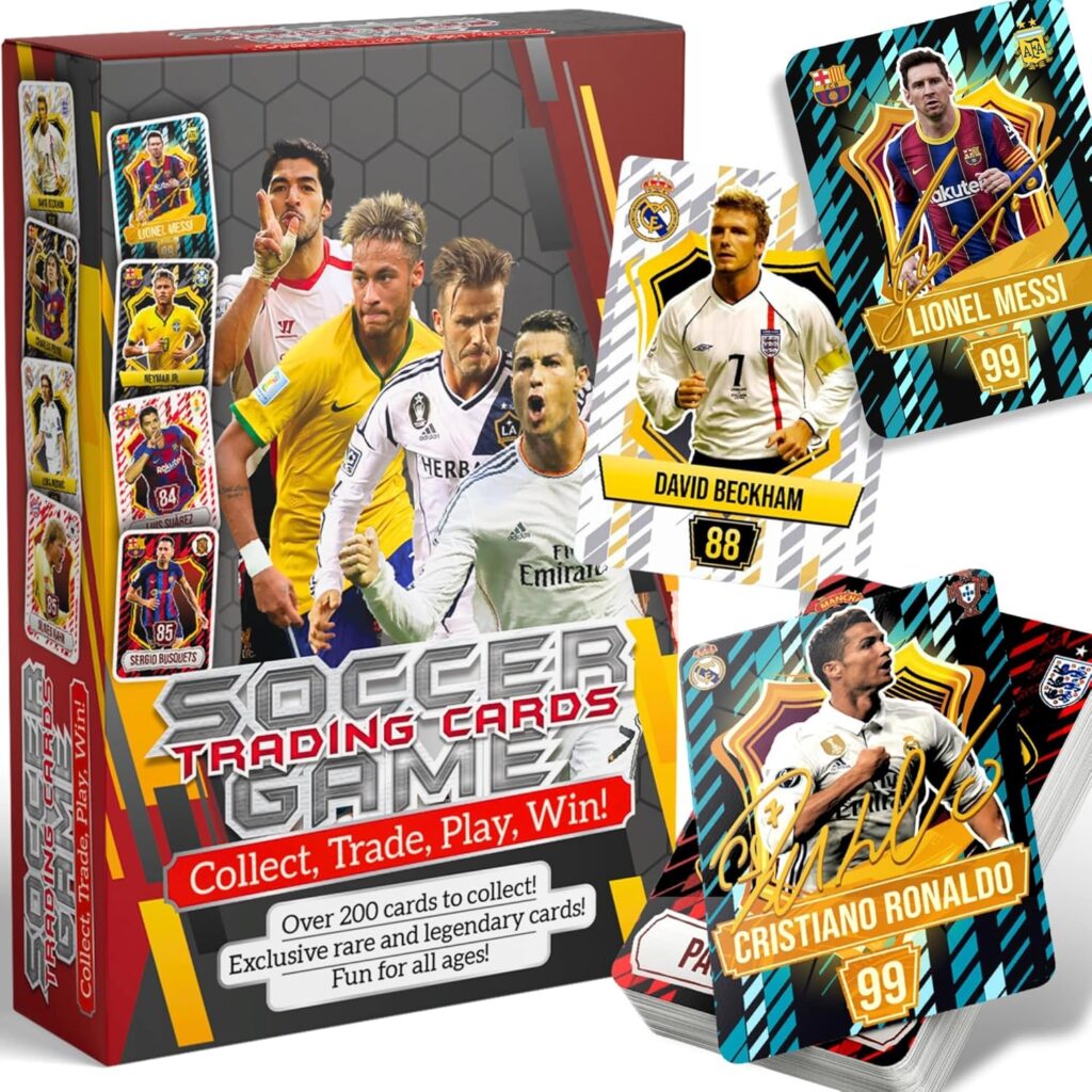 Soccer Trading Cards 2025/2026 – Unique 50 Star Player Cards – Look for Signed Autographed Cards from World Cup | Champions League | Premier League | Copa | Euro | MLS