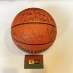 1985-86 Boston Celtics NBA Champs Team Signed Official NBA Game Basketball UDA – Autographed Basketballs