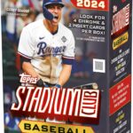 Topps 2024 Stadium Club Baseball Factory Sealed Value Box – Baseball Wax Packs