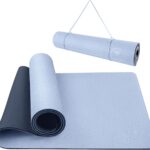 IUGA Yoga Mat Thick Non Slip Anti-tear Pilates Mat Eco Friendly Hot Yoga Mats for Workout & Exercise(72″x 24″x 6mm)