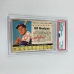1961 Post Cereal #168 Gil Hodges Signed Card Auto PSA DNA The Only One Known 1/1 – MLB Autographed Baseball Cards