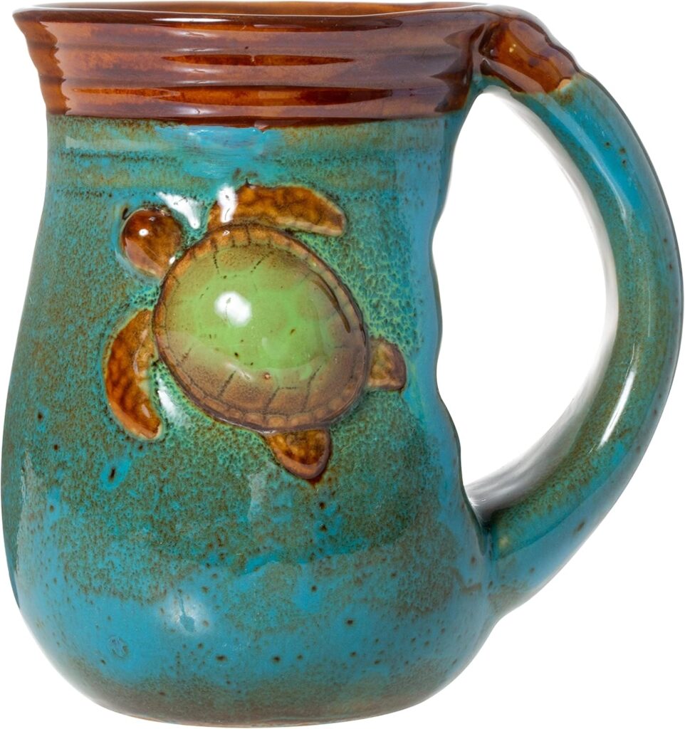 Cape Shore 18oz Stoneware Handwarmer Mug, Turtle