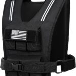 BAGAIL Weighted Vest Men, 20lb/30lb/40lb Adjustable Weight Vest for Woman with Removable Iron Weights, Women’s Rucking Vest for Walking, Workout, Running, Strength Training