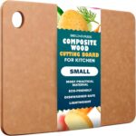Wooden Cutting Board for Kitchen – Small Composite Wood Cutting Boards Dishwasher – Thin, BPA Free & Eco-Friendly Chopping Board (11.5 x 9 Inch, Natural)