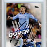 Dom Dwyer Signed Soccer Card, 2016 Topps MLS #28, Beckett Authenticated Autograph and Slabbed, Sporting Kansas City Autographed Football Cards, KC Auto Collectibles
