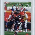 Ricky Watters Signed 1995 Collectors Edge Instant Replay Card #26, Beckett Authentic Autograph Slab, Philadelphia Eagles Autographed Football Memorabilia