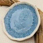 JANECKA Tree of Hearts Bowl, 8 Inches, Handmade in USA, Pottery 9th