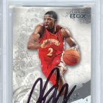 Joe Johnson Signed Basketball Card, 2006-2007 Topps Luxury Box #29, Beckett Authentic Autograph Slab, Atlanta Hawks Autographed Memorabilia