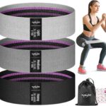 WALITO Resistance Bands for Working Out, Fabric Exercise Bands for Legs and Butt, Workout Bands for Women and Men, Booty Band for Yoga Starter Set, Pilates, Rehab, Fitness and Home Workout