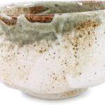 Mino Ware Japanese Handcrafted Matcha Tea Bowl Beige, Matcha Tea Cup Ceremony, Authentic Pottery, Yuki Shino Chawan