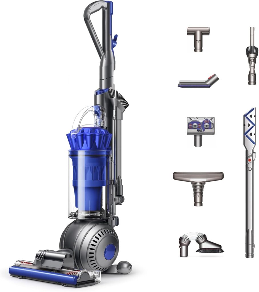 Dyson Ball Animal Total Clean Upright Vacuum, Iron/Blue (Renewed)