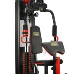 Fitvids Multifunctional Home Gym Equipment with 122.5 lbs Weight Stack, Full Body Workout Weight Machine, All in One Exercise Equipment with Pulley System for Home Gym Strength Training