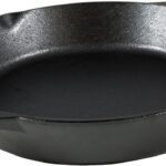 Lodge 10.25 Inch Pre-Seasoned Cast Iron Skillet – Dual Assist Handles – Use in the Oven, on the Stove, on the Grill, or Over a Campfire – Black