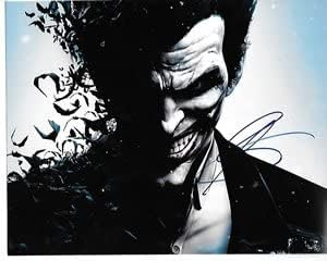 Voice Actor Troy Baker As joker Signed the bat-man 8×10 video game
