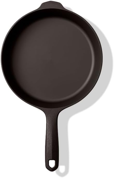 Field Company 8.38-Inch Cast Iron Skillet – Lightweight & Smooth, Made in USA, Pre-seasoned with Organic Oil – Great for 1–2 Servings (No.6 Small)
