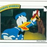 Donald Duck trading card Disney Favorite Stories 1991 Skybox #90 No Money