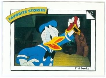 Donald Duck trading card Disney Favorite Stories 1991 Skybox #90 No Money