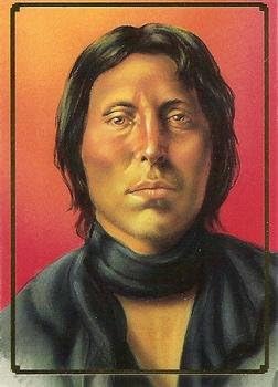 Tecumseh trading card (Great Indian Leaders) 1995 Bon Air Native Americans #35