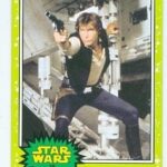Han Solo trading card Star Wars JTFA 2015 Topps #28 Green Edition Harrison Ford