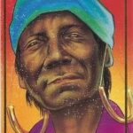 Puckeshinwa trading card (Great Indian Leaders) 1995 Bon Air Native Americans #40