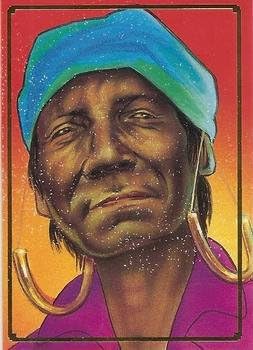 Puckeshinwa trading card (Great Indian Leaders) 1995 Bon Air Native Americans #40
