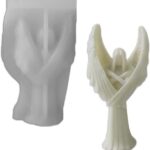 Tone Fun Guardian Angel Shape Candle Silicone Molds for Making Candle, Resin, Aromatherapy Candles, Handmade Wax Soap, Home Decor, Craft
