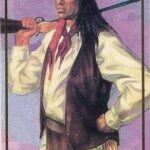 Spotted Tail trading card (Great Indian Leaders) 1995 Bon Air Native Americans #69