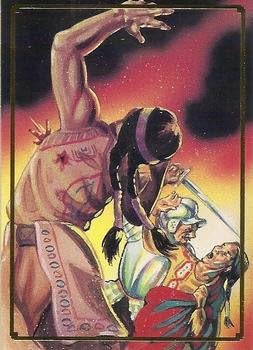 Deadly Inferno trading card (King Philip’s Wars) 1995 Bon Air Native Americans #9