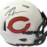 ROSCHON JOHNSON signed (CHICAGO BEARS) mini football helmet BECKETT BAS AC93132 – Autographed NFL Helmets
