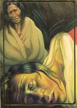 Deadly Plague trading card (Pontiac’s Rebellion) 1995 Bon Air Native Americans #24