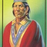 King Philip trading card (Great Indian Leaders) 1995 Bon Air Native Americans #8