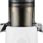Hurom H310A Renewed Personal, Self Feeding Slow Masticating Juicer – White | Easy-Clean, Max Yield, Quiet Motor – Hopper Fits Whole Produce – BPA Free