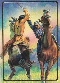 Routing the Cavalry trading card (The Sioux Wars) 1995 Bon Air Native Americans #68