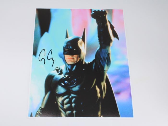 Batman & Robin Bruce Wayne’ George Clooney Signed Autographed 11×14 Poster Photo Loa