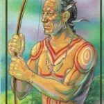 Powhatan trading card (Great Indian Leaders) 1995 Bon Air Native Americans #1