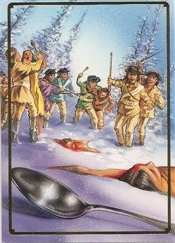 The Vigilantes Strike trading card (The Paxton Riots) 1995 Bon Air Native Americans #25