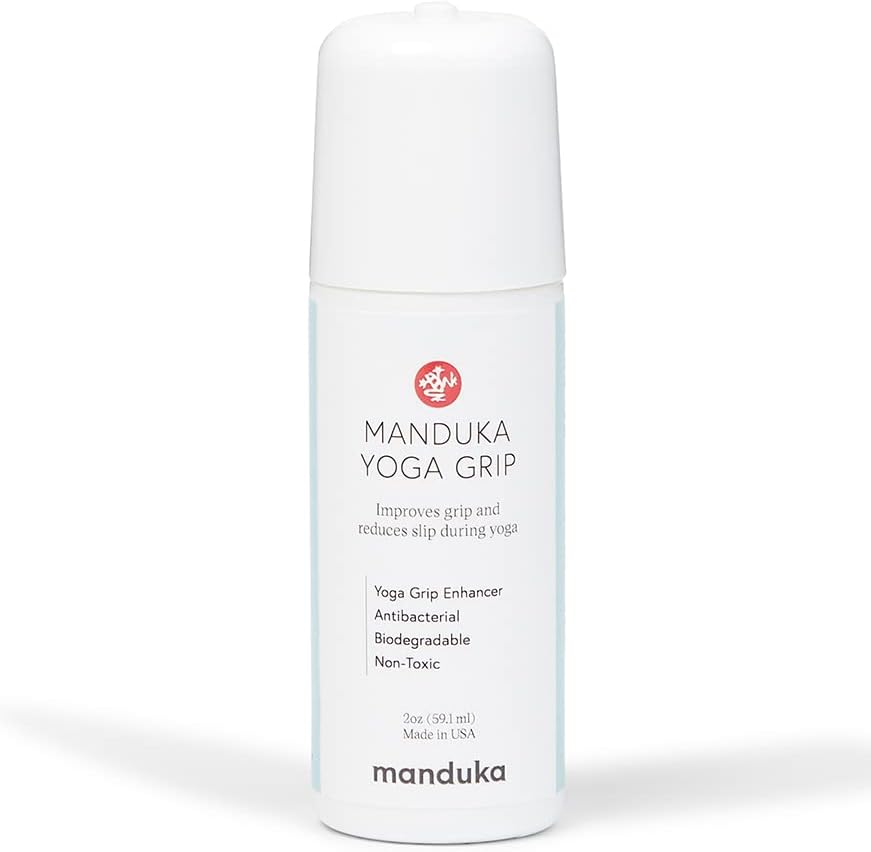 Manduka Yoga Grip Gel – Improves Grip and Reduces Slip, Beginner Support, Easy Clean, Non Stick, Non Toxic, 2oz (57ml)