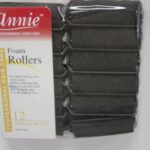 Annie Foam Rollers (Black) Size: Large10pc