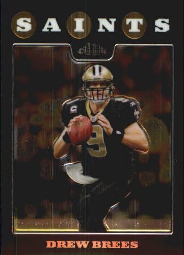 2008 Topps Chrome Football Card #TC1 Drew Brees