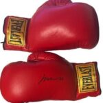 Muhammad Ali signed Everlast Leather Boxing Gloves (Pair, Left Auto/14oz)- Beckett/COA/Photo – Autographed Boxing Gloves