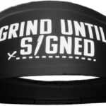 Unisex Headband/Sweatband. Best for Sports, Fitness, Working Out, Yoga. Tapered Design. Reversible.