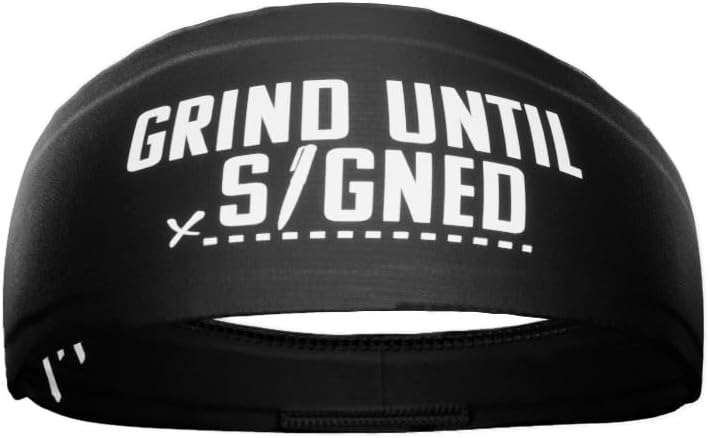 Unisex Headband/Sweatband. Best for Sports, Fitness, Working Out, Yoga. Tapered Design. Reversible.